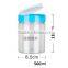 2016 Hot Sale White Clear Plastic Bottle 260ml -500ml food bottle