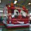 Popular amusing special fire car combo inflatable bouncer combo for kids paly