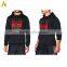 2016 Custom 100% cotton plain pullover printing black men's
