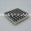 high quality red and green color 8*8 dots 7.62 mm pitch P7.62 LED array dot matrix display