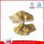 Gift Packing Use Gold Metallic Ribbon Bows With Bell