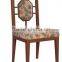 Hi-tech newest aluminum hotel chair gold