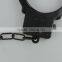 Cheap black cuffs plastic toy handcuffs uniform cuffs