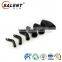 3'' 76mm High Temperature Reinforced Automotive Black Elbow 45 Degree Silicone Hose