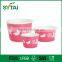 ice cream bowl container size and lid
