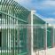 Green color ornamental zinc Steel panels Fence/tubular steel fence