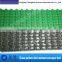 2mm Black Green Diamond Matte PVC conveyor belt for treadmill walking running belt