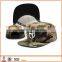 3D Embroidery Logo Camo Snap back Hip Hop Trucker Hat