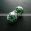 16mm round glass bottle dome with green coral vial pendant wish charm DIY jewelry supplies 1820263