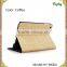 Coffee Cowboy Grain Folio Fold Tablet Leather Smart Cover Stand For ipad mini