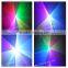 Disco lighting projector 4W RGB 25kpss ILDA Animation laser light logo projector