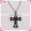 Meaningful pendant necklace antique copper, religious cross necklace
