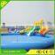 Large Water Slide Outdoor Inflatable Water Park For Adults