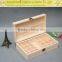 Cheap packaging used custom logo printed wooden essential oil box