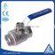 1000WOG Stainless steel 2pc threaded ball valve