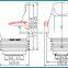 PVC cover mechanical suspension Marine Chair(YS15)
