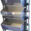 Stainless Steel Bucket 201 or 304 S type for flour mills or grain transport