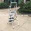 folding steel step ladder with handrail safety