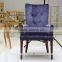 Luxury antique fabric dinning chair with many color best price high quality