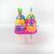 Friendly plastic Ice Pop Molds for Frozen Fruit Popsicles