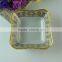 Hot sale porcelain sauce dish with gold decal, small sushi shi , cheap china dish for restaurant and home use in good quality