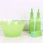 5pcs Colored Glass Salad Bowl