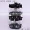 2pcs glass oil bottle set with S/S casing