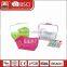 Colorful multi-function cheap door fruit storage wholesale plastic hanging basket with hook wholesale