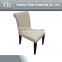 2015 luxury euro style white leather dining chair