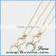 fashion jewelry white stone necklace chain turquoise necklace