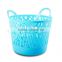 2017 New product rain tree plastic storage basket(with handle)