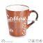 stonewre cheap round engraved ceramic mugs