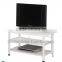Plasma MDF TV table stand with shelf, folding wooden TV stand
