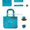 Cute shoulder shopping bags with mustache Foldable shopping tote bags Recycle market bags