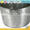 8 inch galvanized garden personalized ice bucket metal champagne bucket