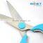 SKI0008 LFGB certificated 8-1/4" soft handle best quality kitchen scissors with safety cover