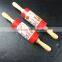 16162 Rolling Pin Non-Stick Silicone Surface Rolling Pin Wooden Rolling Pin Handl