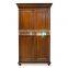 Furniture For Bed Room,Cabinet Solid Wood Mahogany 2 Doors With Shelves and Drawers Inside