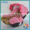 Hot Pink Rosette with Damaks Infant Car Seat Cover Canopy Cover Set fit most Infant Car Seat