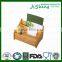 Multifunctional Bamboo Stationary Organizer Office Stationary Storage Box