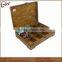 Antique Empty Wooden Coffee Box Gift Boxes