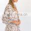 OEM clothes factory long sleeve V neck lady playsuit sexy summer romper
