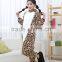 flannel cartoon adult animal jumpsuit animal pajamas jumpsuit leopard bear design