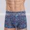 Colorful Printed Underwear Men Boxers Bamboo Fabric Men Panties