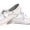 Brand name genuine leather shoes boat shoe closeout