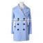 Maxnegio Europe Style Lady New Fashion Elegant Woolen Coat Women Fashion Thick Coat