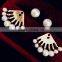 Exquisite pearls decorative earrings,gold girls gift earrings stuff wholesale