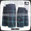 4-way stretch mens shorts with a side pocket grid printed wholesale board shorts