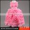MGOO 2015 New Coming White Infant Dress For Girl Ball Gown Flowers Gorgeous Elegant Kids Dress MGT013-1