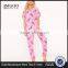 Custom Full Print Women Long PJ Set All Over Print Ladies Sleepwear Pink Ice-cream Print Pajamas Set